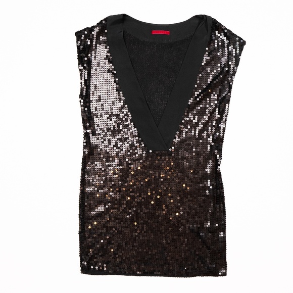 Velvet Women's Cocktail Dress Sequins Size M - Picture 1 of 6